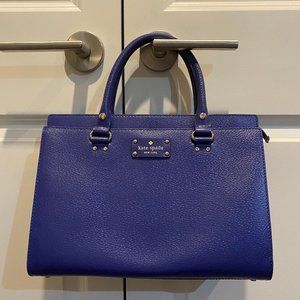 Kate Spade Blue Structured Purse